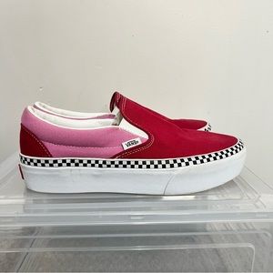 Vans Slip Ons Platform